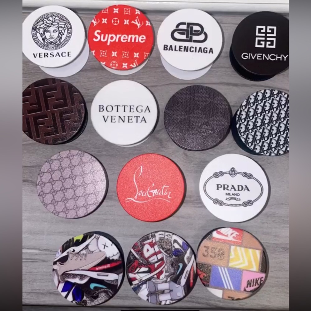 ALL DESIGNER/ LUXURY phone grips available for purchase!